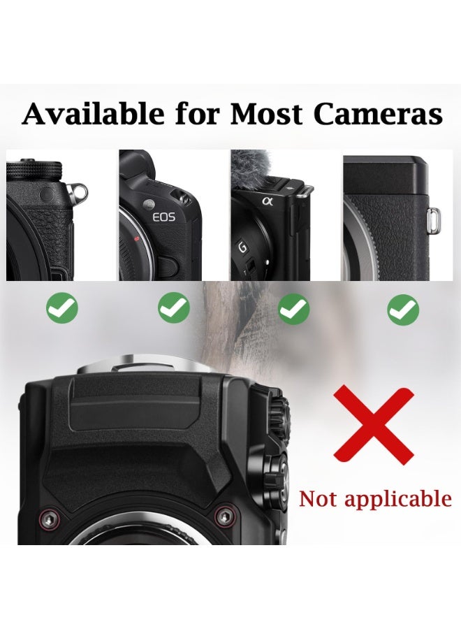 KISSUN Camera Strap,Neck Shoulder Strap for DSLR SLR Camera,Universal Camera Shoulder Strap for Fujifilm XS20 XT5 XH2S Nikon Zf Z8 Z30 Canon EOS R6 R7 R8 R10 R50 Sony A6700 A7C II A7IV A7R IV - Image 3