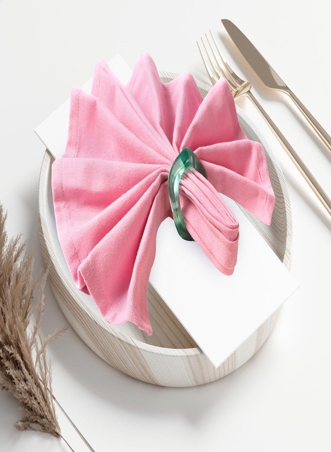 CLEENTABLE Spring Napkin Rings Set of 12, Color Napkin Holders, Epoxy Resin Napkin Rings Bulk for Party Decoration, Dinning Table, Everyday, Family Gatherings - A Great Tabletop Décor - Pastel Light - Image 5