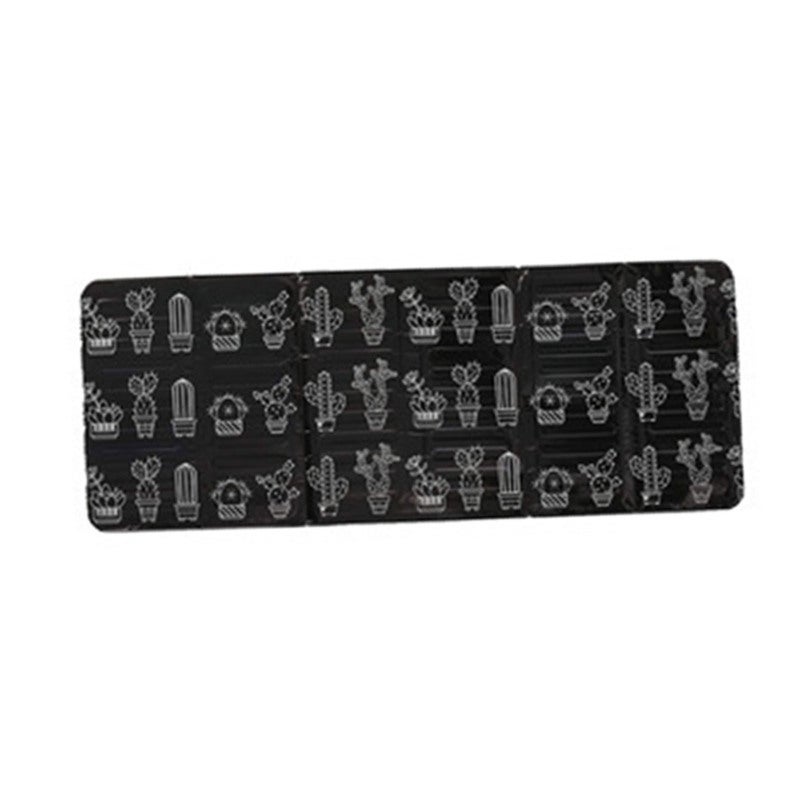 Gas Stove Splatter Guard Multipurpose Foldable High Temperature Resistance Aluminum Foil Oil Splash Guard for Kitchen Black - Image 4