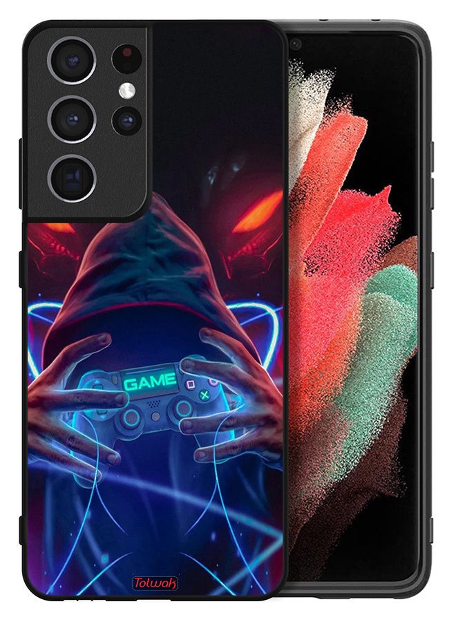 Tolwak Samsung Galaxy S21 Ultra 5G Protective Case Cover Gamer - Image 2