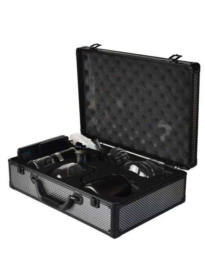 DIGI CORE V60 Upgraded Pour Over Coffee Kit – Complete Barista Brewing Set with 360ml Glass Server, 600ml Gooseneck Kettle, Manual Coffee Grinder, Digital Scale with Timer, Coffee Filters, Travel Bag & Accessories – Perfect for Home, Office & Travel Coffee Brewing Enthusiasts - Image 4