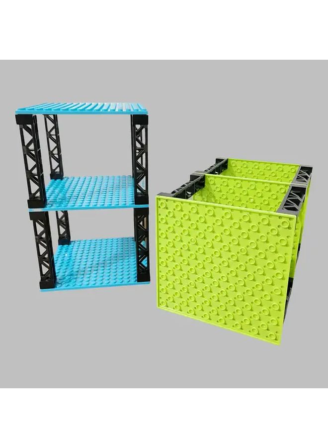 Light Green Base plates Building Blocks MOC DIY 16x16 Dots Pillars Watchtower Display Rack Creative Decoration Gift - Image 3