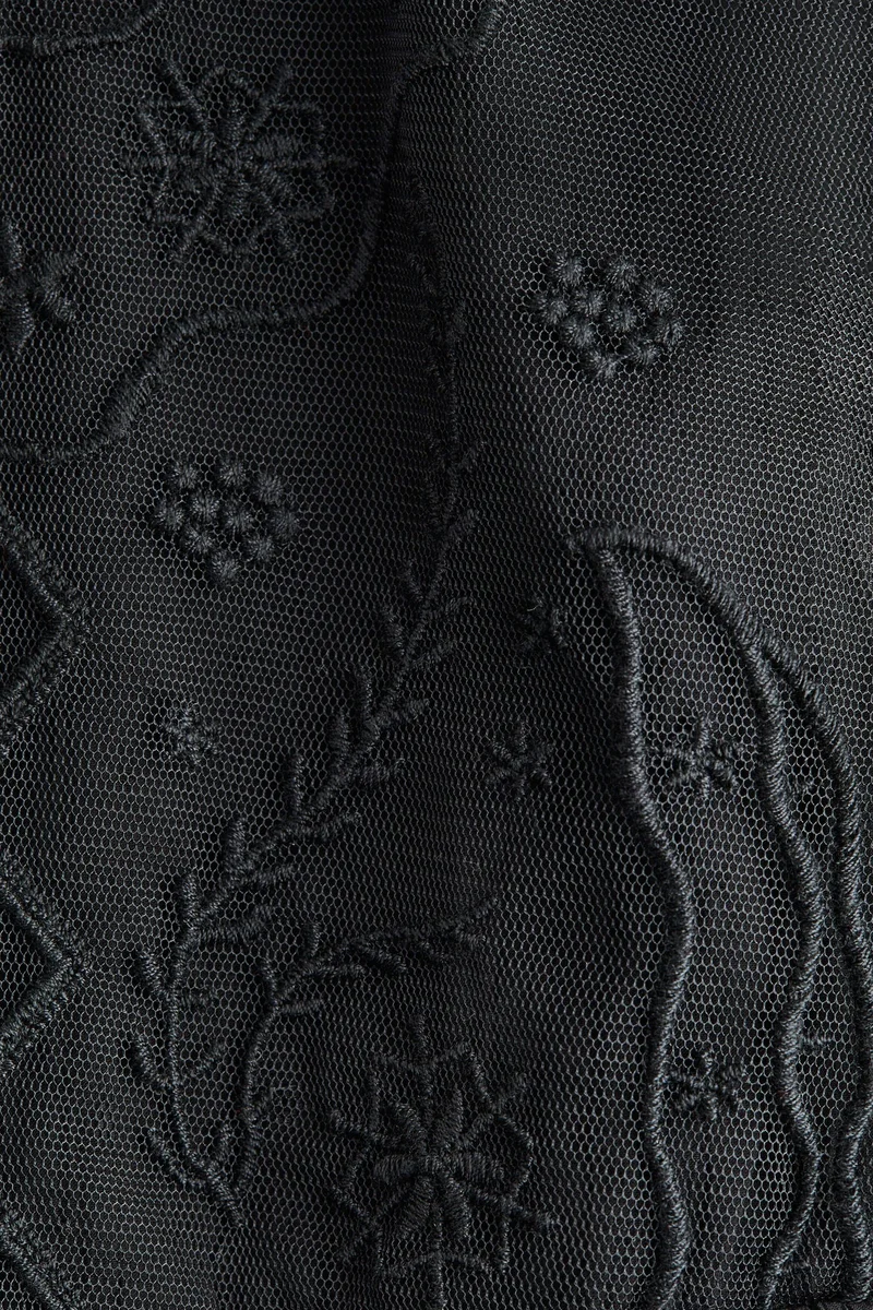 H&M Lace-inset blouse