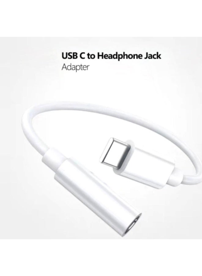 هيتيج محول صوت Hitage (عبوة من قطعتين) من Type-C إلى 3.5 مم (طراز TC-676)، محول USB-C إلى منفذ سماعة الرأس (AUX)، وصلة صوت عالية الدقة (Hi-Fi)، يدعم التشغيل الفوري (Plug & Play)، لون أبيض، متوافق مع الهواتف الذكية والأجهزة اللوحية وأجهزة الكمبيوتر المحمولة المزودة بمنفذ USB-C. - Image 5