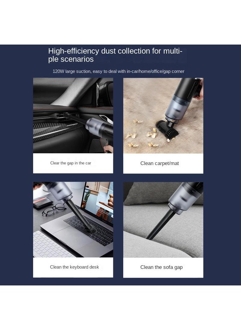 Bluejw - 7.4V Cordless Handheld Portable Vacuum Cleaner, 8000Pa Suction 25W High Power Dry And Wet Dual Use For Quick And Easy Cleaning - Image 1