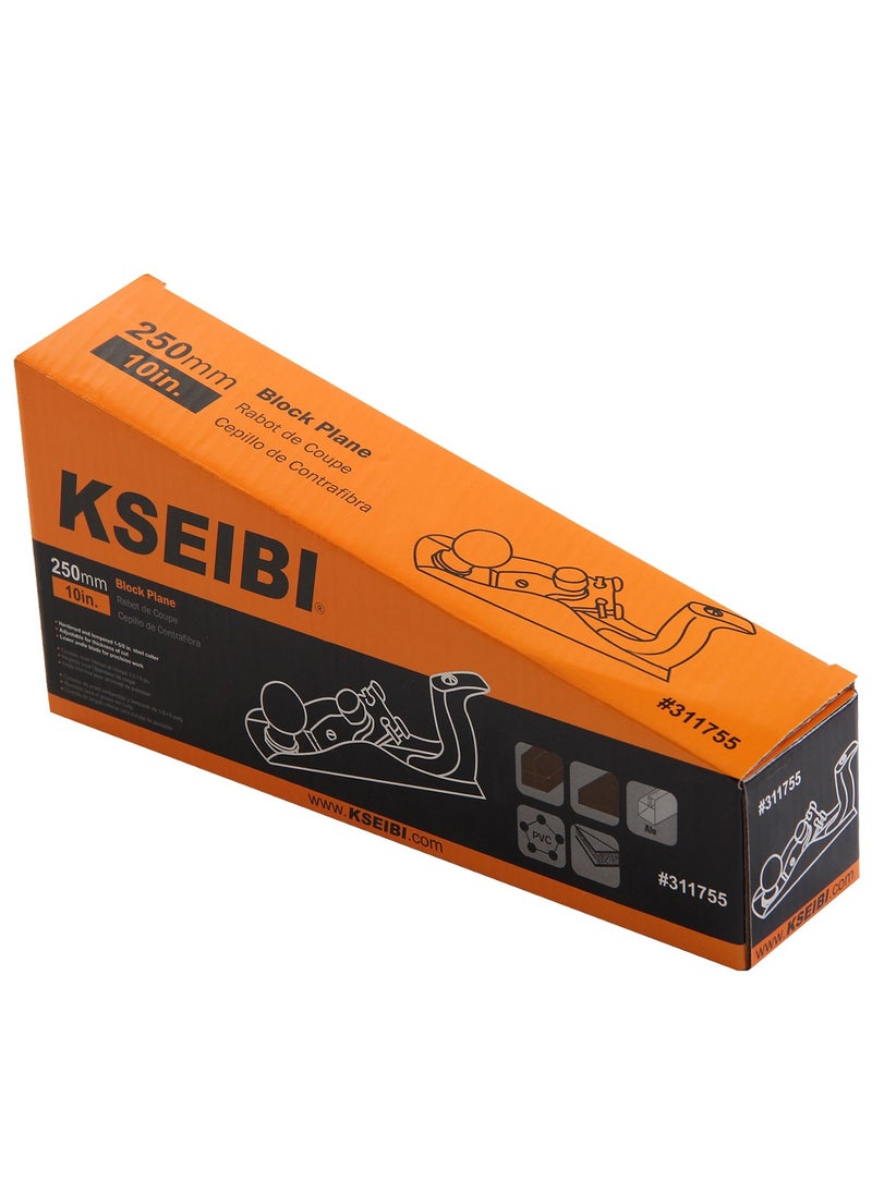 Adjustable Bench Plane/ Plastic Handle, To Smooth the Surface of a Wooden Workpiece, Flattening Boards, Trimming and Fitting, Shaping and Contouring, Suitable for Woodworking and Craftsmanship.