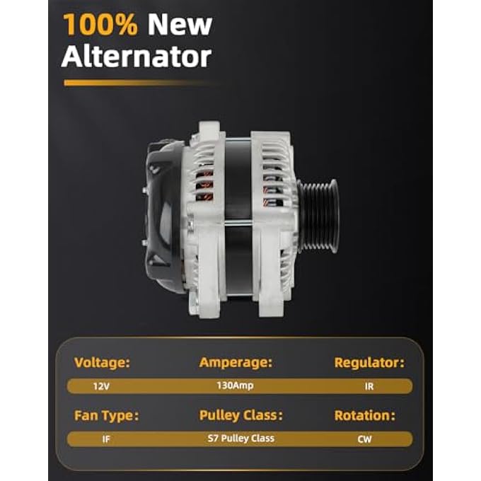OCPTY Alternators Alternator 11139 2003-2009 for Toyota for 4Runner,2005-2015 for Toyota for Tacoma 11139 0124325123, 1042103470, 1042103471, 1042104200, 1042104201 - Image 3