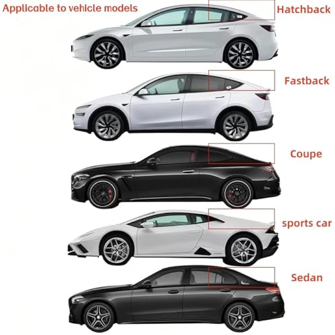 QiMing Suction Cup Roof Racks for Rooftop Cargo Box Carrier Bare Roof Sports Cars, Sedans, Hatchback Cars for Cars Like BMW KIA VW Mercedes Benz Mazda Chevrolet Ford Cadillac Nissan Motor - Image 3