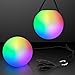 FlashingBlinkyLights LED Poi Ball Swirling Light Rave Toy Set of 2 Color Changing Poi Balls - Image 3