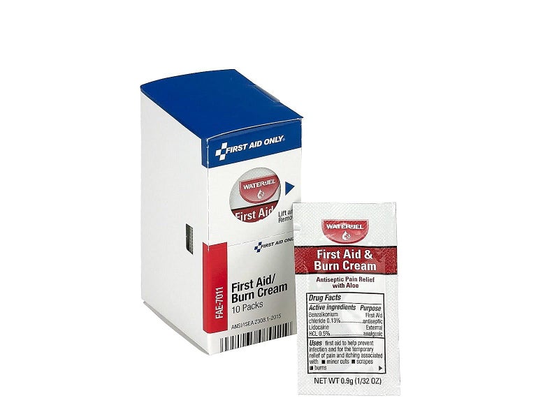 First Aid Only FAE-7011 SmartCompliance Refill Burn Cream Packets, 10 Count - Image 1