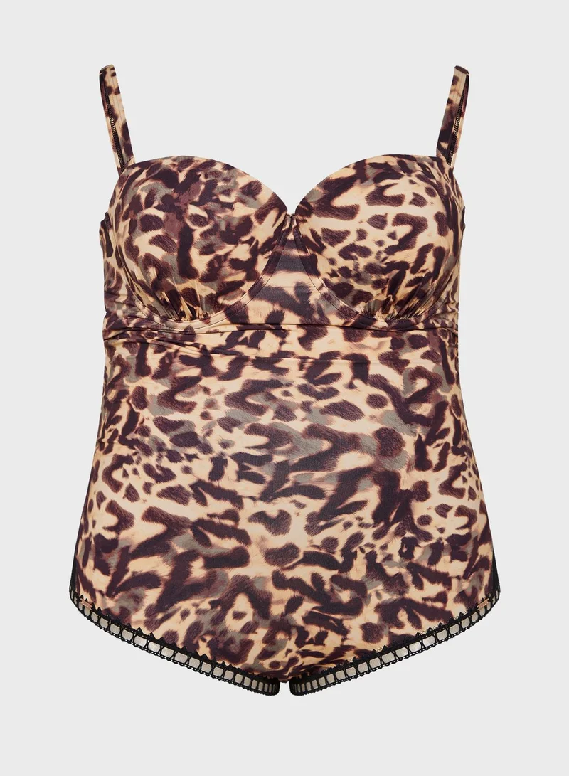 Figleaves Figleaves Miami Leopard Underwired Bra