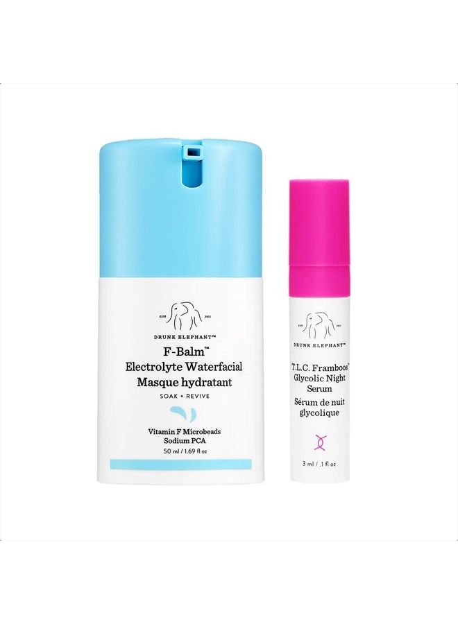 Drunk Elephant F-Balm Hydrating Electrolyte Waterfacial. Quenching and Strengthening Overnight Mask. - Image 1