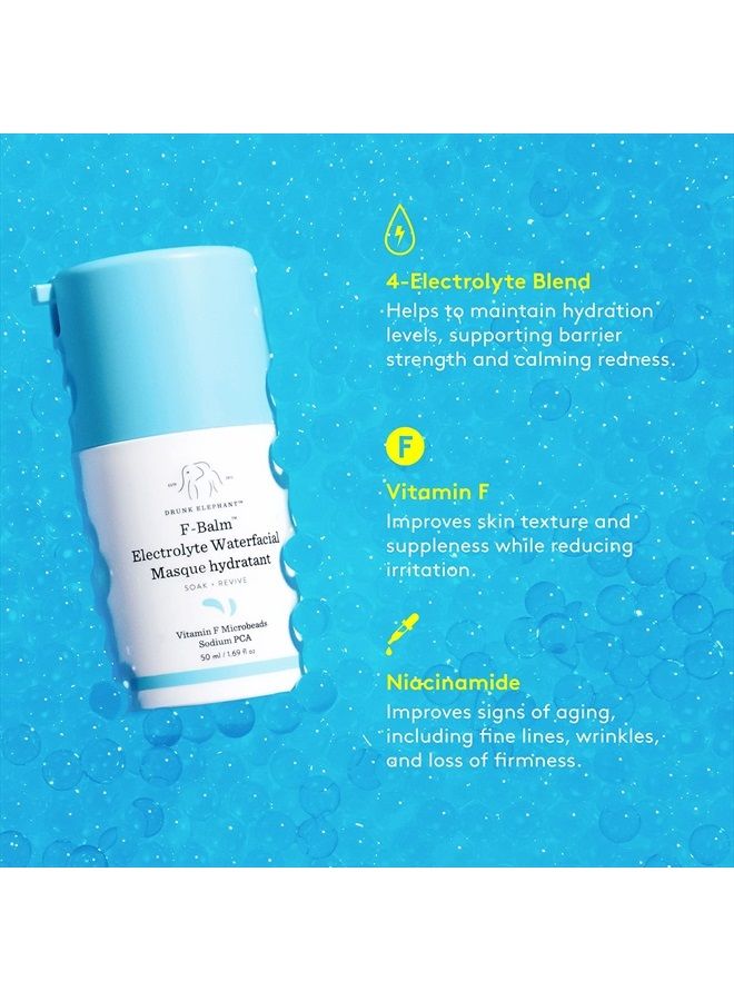 Drunk Elephant F-Balm Hydrating Electrolyte Waterfacial. Quenching and Strengthening Overnight Mask. - Image 3
