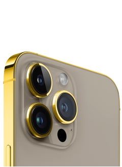 CAVIAR Luxury 24k Gold Plated Frame Customized iPhone 16 Pro Max 512 GB Natural  - Image 1
