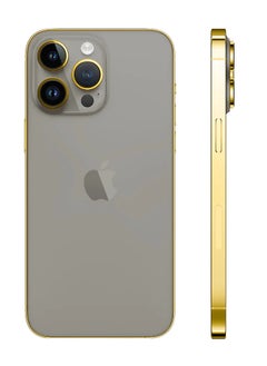 CAVIAR Luxury 24k Gold Plated Frame Customized iPhone 16 Pro Max 512 GB Natural  - Image 2