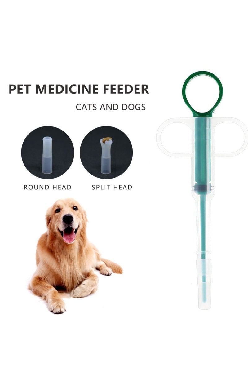Aura Select Pet Pill & Liquid Feeder Set - Silicone Syringe with Soft Tips, Safe Pill Dispenser for Cats, Dogs & Puppies, Easy-to-Use Pet Medication Giver(Blue*2) - Image 2