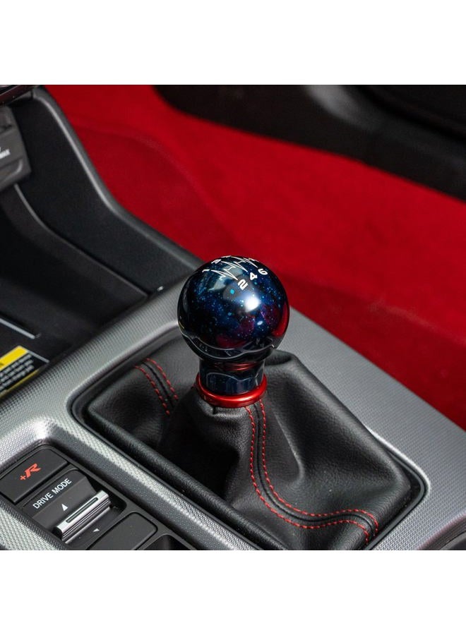 Billetworkz Cosmic Space Heartbeat Shift Knob Compatible with Subaru 6 Speed STI: 2004+ / WRX: 2015+ - Image 1