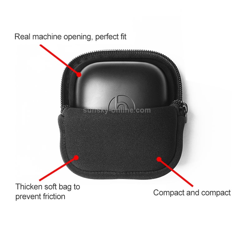 Wireless Sport Bluetooth Earphone Soft Protective Bag Storage Box for Beats Powerbeats Pro
