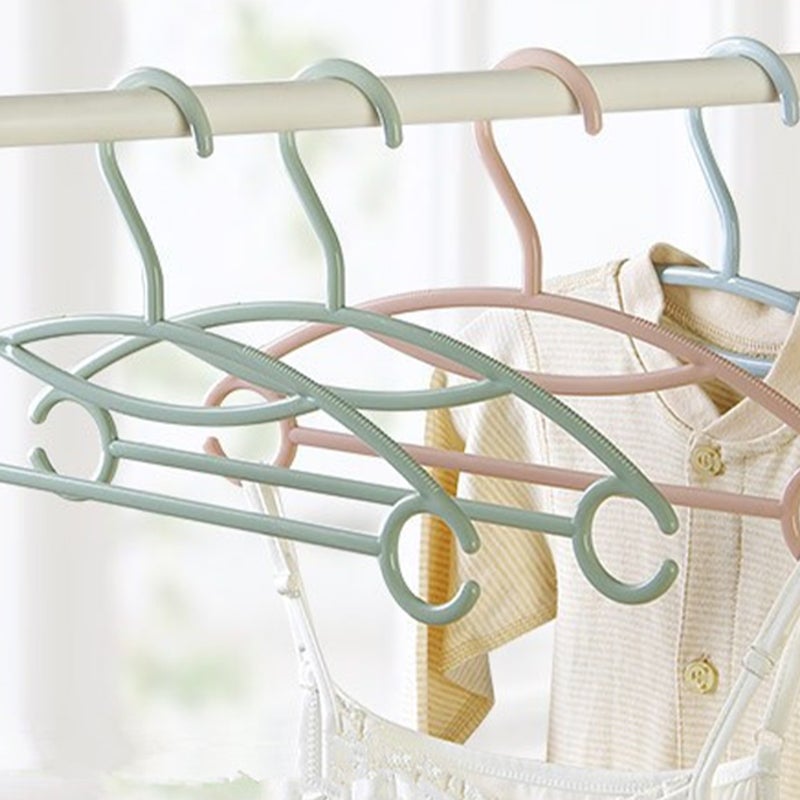 20pcs Seamless Non-skid Clothes Hanger Baby Clothing Holder Home Supply - Image 2