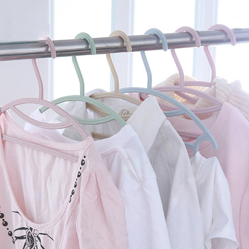 20pcs Seamless Non-skid Clothes Hanger Baby Clothing Holder Home Supply - Image 3