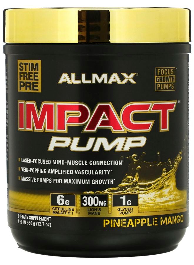 Allmax IMPACT™ PUMP Pineapple Mango 12.7 oz (360 g)
