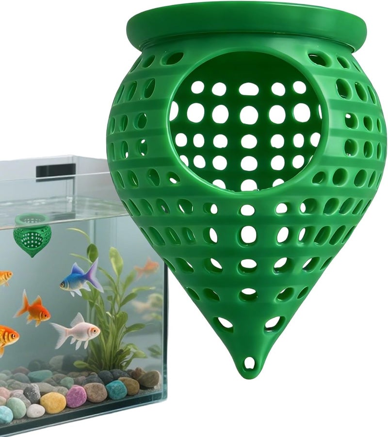 Betta Fish Hammock | Cone-Shaped Shelter Aquarium Decor | Betta Hammock House Fish Toys,for Corydora Catfish Clown Crab Dwarf Shrimp Breeding Feeding Play - Image 1