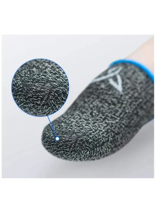 SHOPI Games Finger Sleeves for Mobile Gaming with Super Conductive Fiber Fabric, Anti-Sweat and Breathable, for PUBG, Garena Free Fire, COD Mobile, Asphalt etc  - Image 1