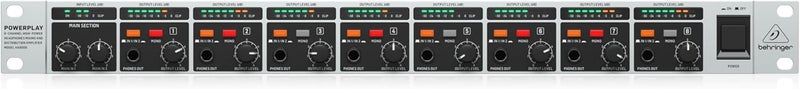 Behringer POWERPLAY HA8000 V2 8-Channel Headphone Amplifier - Image 3