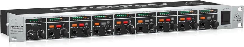Behringer POWERPLAY HA8000 V2 8-Channel Headphone Amplifier - Image 4