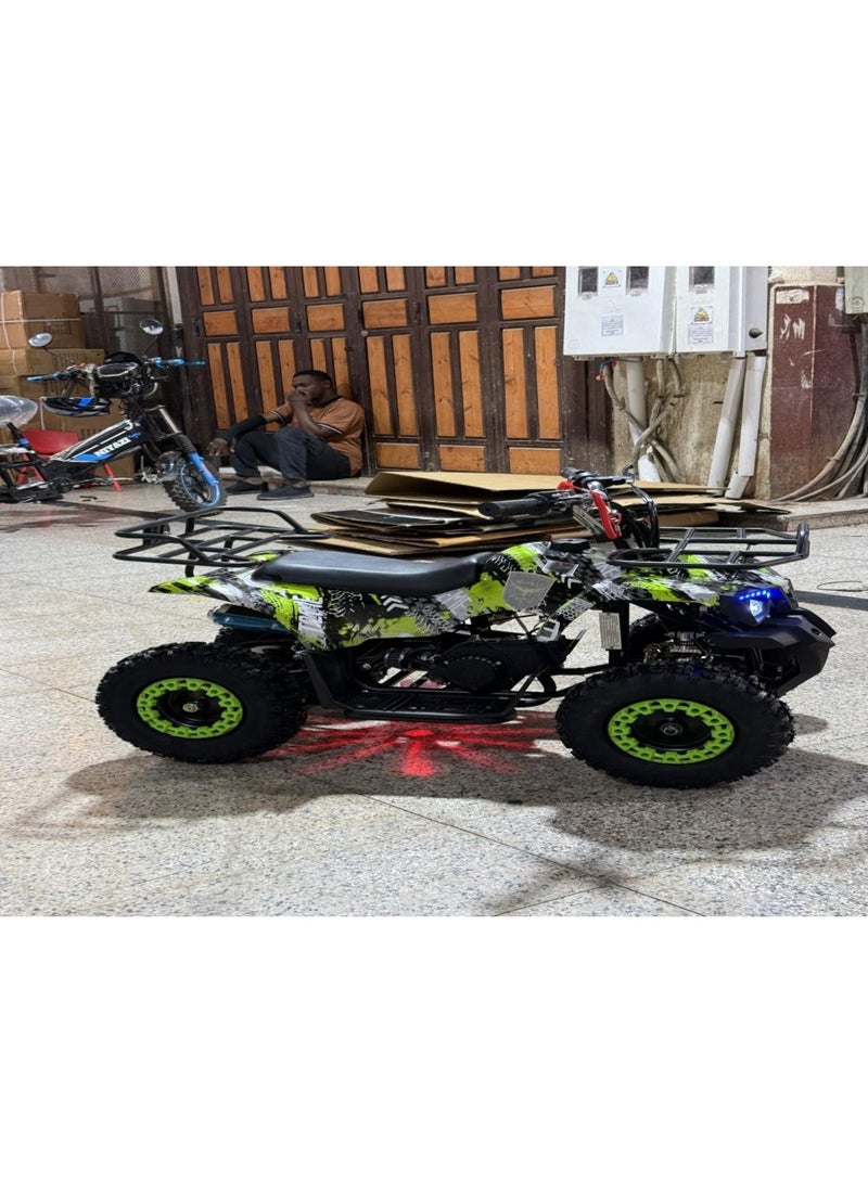 Four-wheeled gasoline powered motorcycle with a 49 cc engine - Image 2