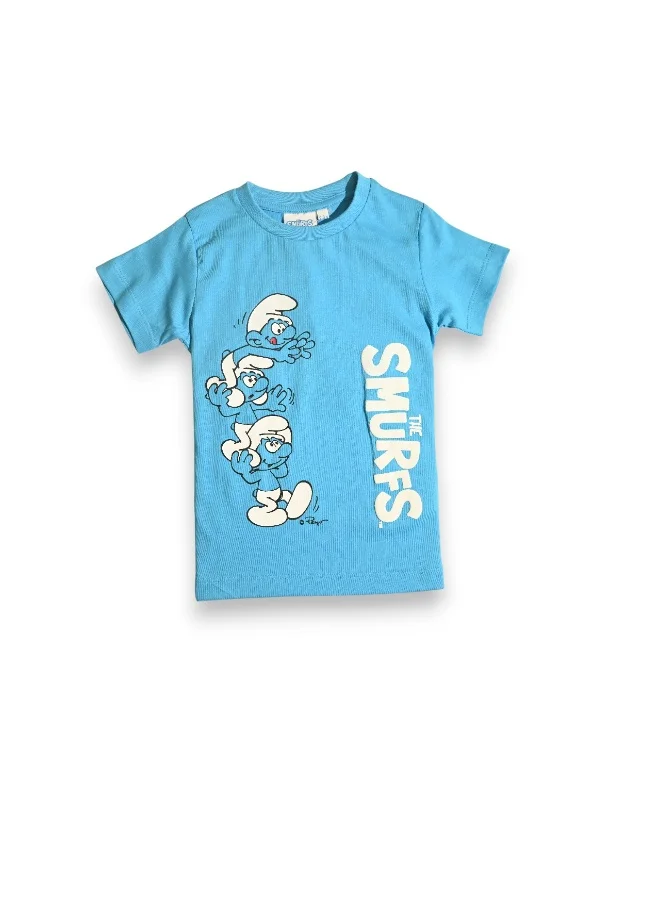 Smurf Smurfett BOYS SHORT SLEEVE T-SHIRT