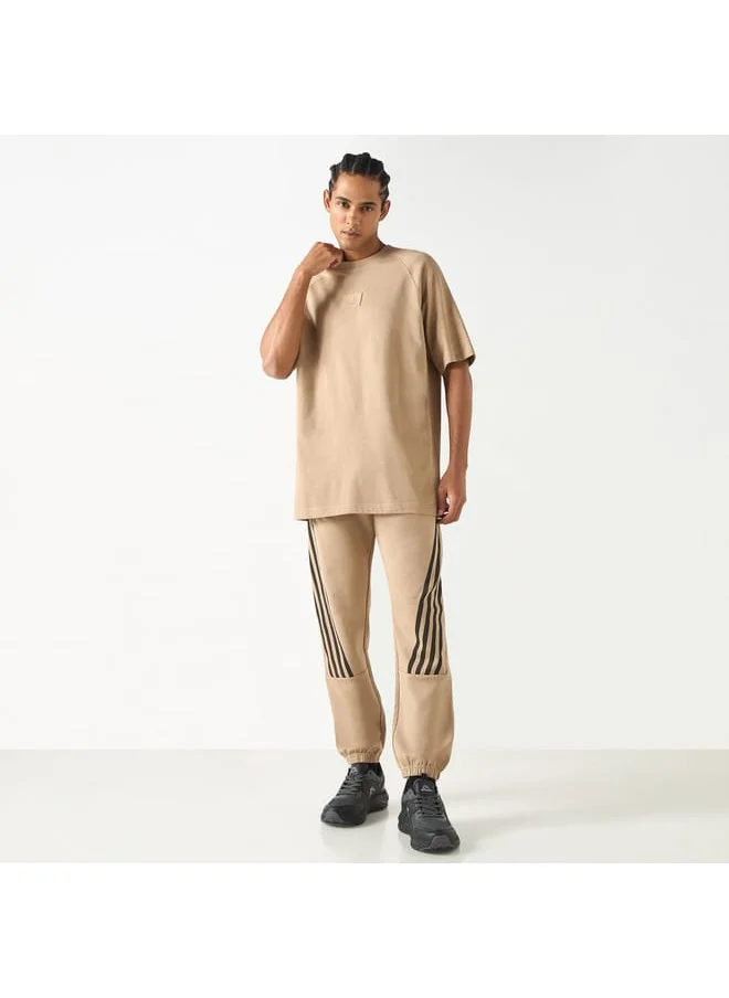 Kappa Kappa Striped Detail Joggers with Drawstring Closure and Pockets