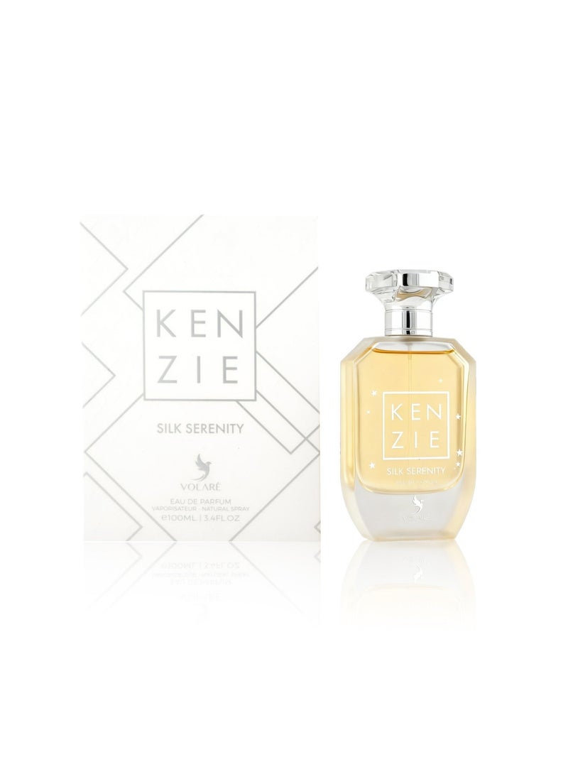 VOLARE Kenzie Silk Serenity Eau De Parfum 100ml – Woody Floral Sweet Fragrance for Women - Image 1