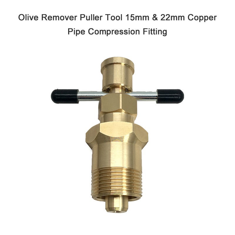 Olive Remover Puller Tool 15mm & 22mm Copper Pipe Compression Fitting Removal Gas Pipe Plumbing Remover Tool - Image 4