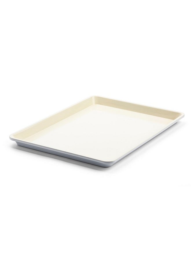 GreenLife GreenLife Bakeware 18” x 13” Half Cookie Sheet Baking Pan, Non-Toxic PFAS-Free Healthy Ceramic Nonstick, Oven Safe to 450°F, Easy Release, Even Heating, Easy Clean, Gray  - Image 1
