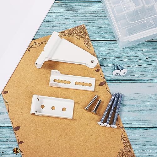 KINBOM Storm Door Closer Bracket?Repair Jamb Bracket Compatible with Andersen?Durable Screen Door Closer Replacement Parts Kits with Emco/Larson/Pella, Protecting Doors from Damage from Strong Winds (White) - Image 5
