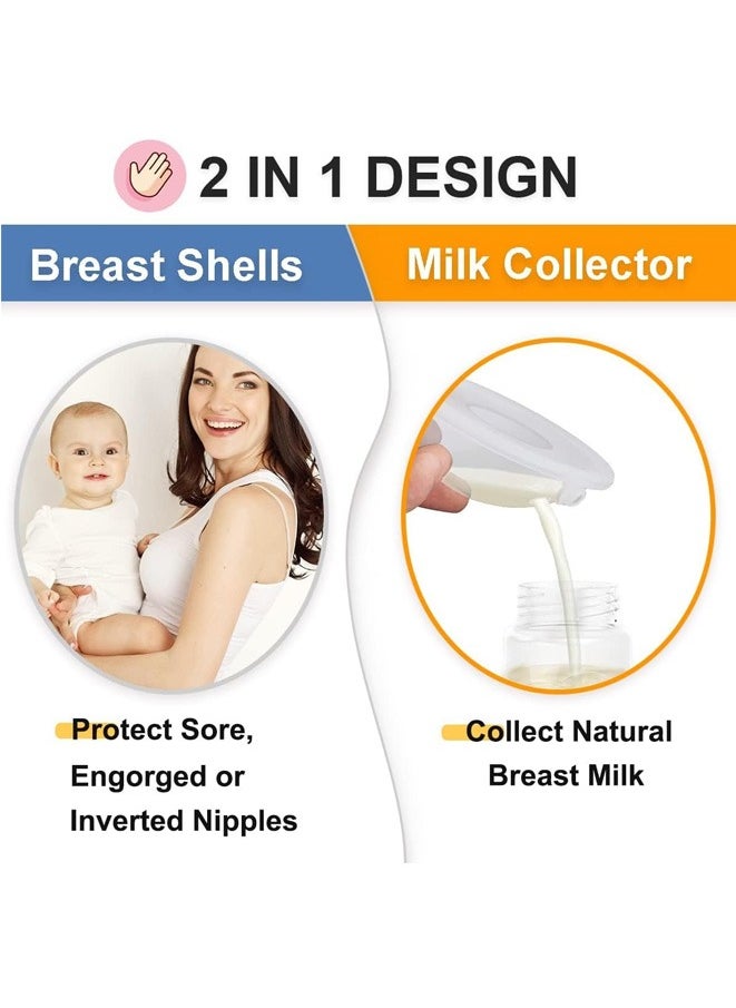 2-Piece Breast Milk Catcher for Breastfeeding Mother Breast Shells Breastmilk Collector with Plugs for Milk Leaks Protect Cracked Nipples Collect Breast milk Silicone Nursing Cups - pzsku/Z5FD2D6BEFA4C4E7B3CD3Z/45/_/1735008108/bdc99d0d-c8d1-47b0-90fc-6b464bce1e2a