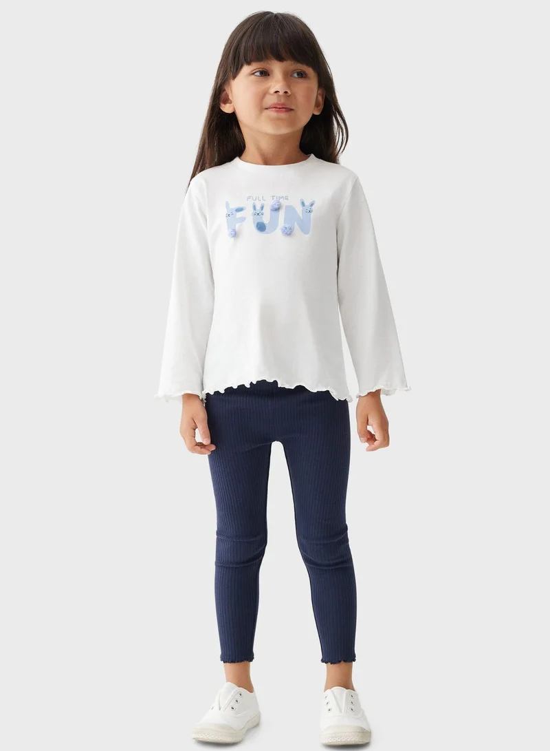 MANGO Kids Printed T-Shirt