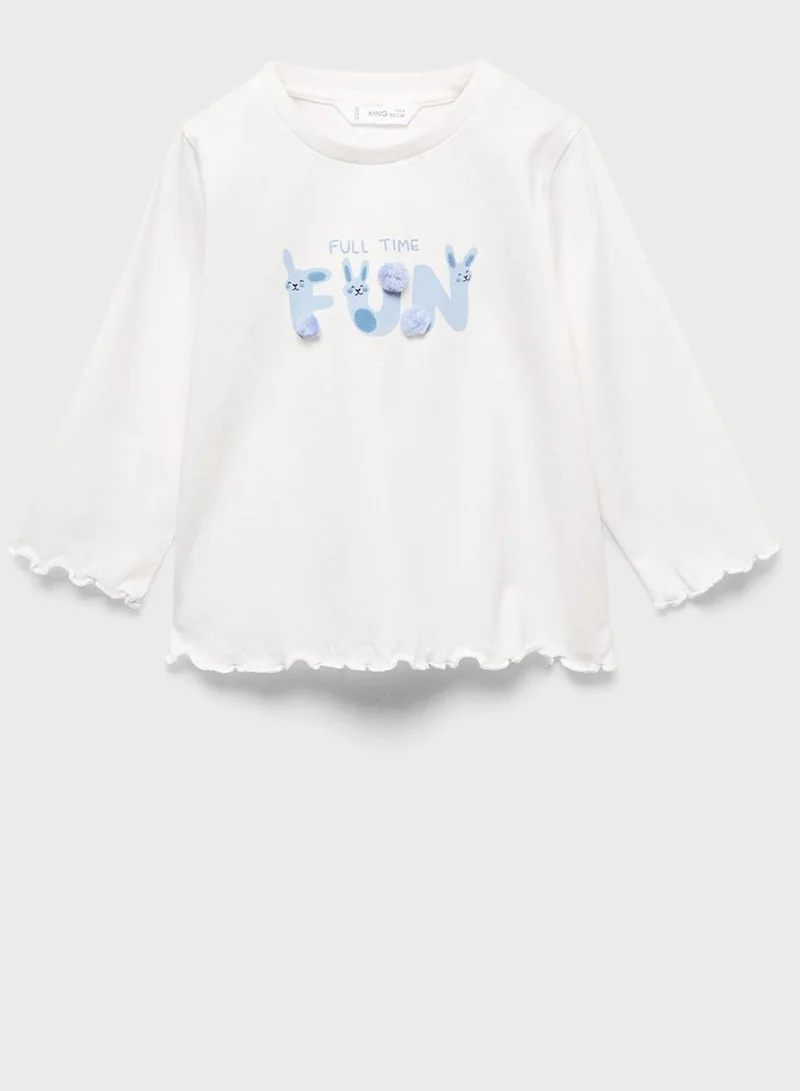 MANGO Kids Printed T-Shirt
