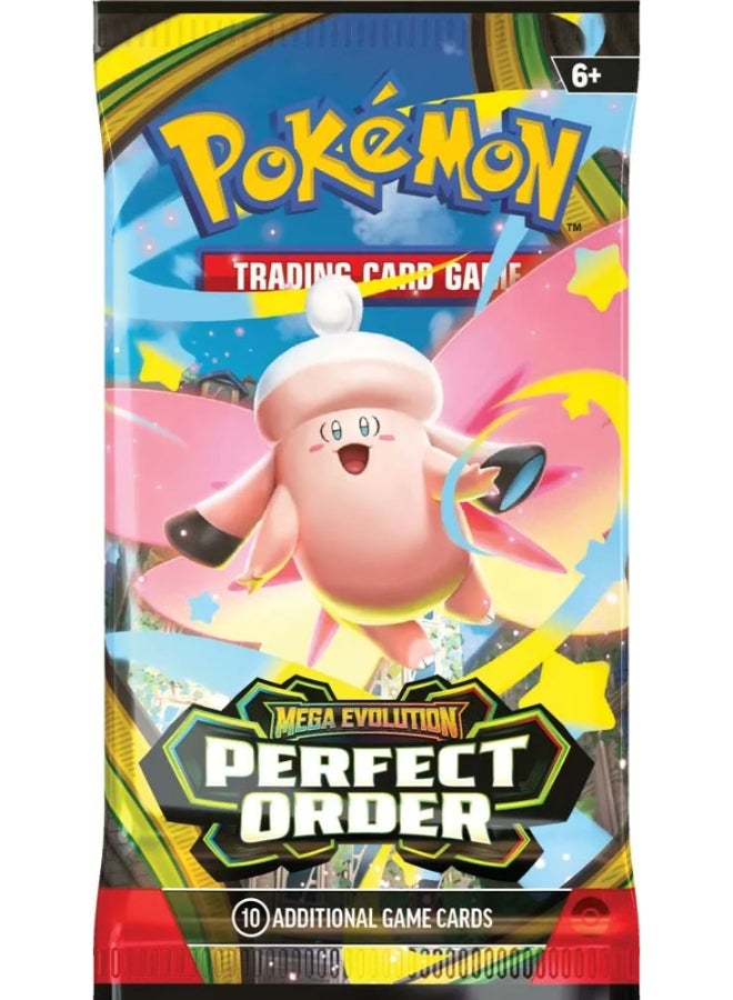 Pokemon Pokémon TCG Mega Evolution—Perfect Order Booster Pack, 10 Trading Cards, Random Assorted Pack Artwork, Collectible Card Game Expansion - Image 5