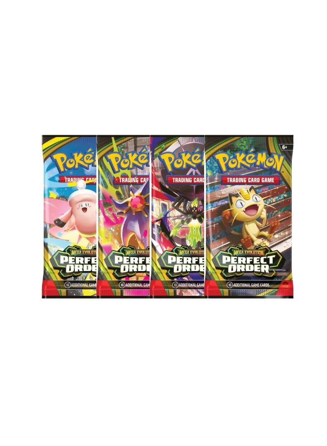 Pokemon Pokémon TCG Mega Evolution—Perfect Order Booster Pack, 10 Trading Cards, Random Assorted Pack Artwork, Collectible Card Game Expansion - Image 1