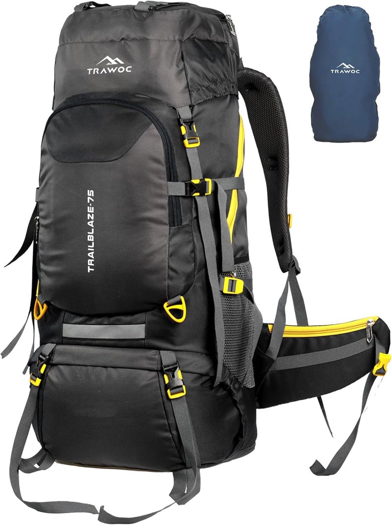 TRAWOC TRAILBLAZE 75L Rucksack for Outdoor Adventures - Image 1