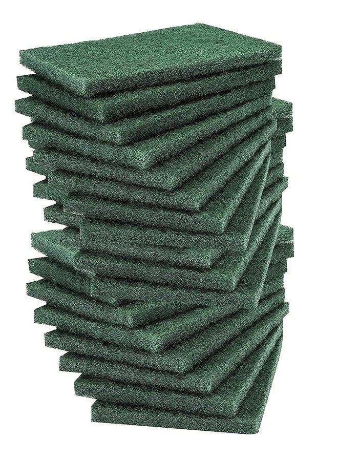 Kitchsy (12 PCS) Scrubber with Steel Loops for Tough Oily Stains Dish Wash Scrub, Heavy Duty Scour Pads Sponge Dish Scrubber Non-Scratch Microfiber Sponge,Effortless Cleaning of Kitchen - Image 1