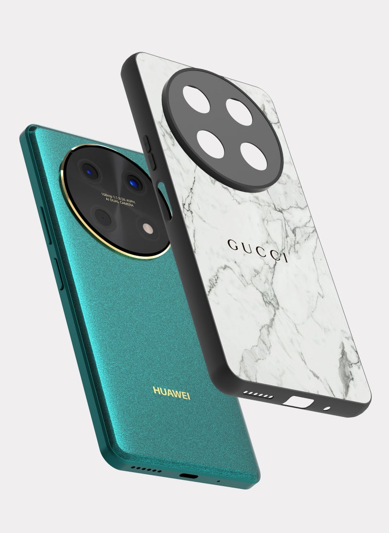 بكسلات كفر هواوي نوفا 12 أي غوتشي ابيض اسود - Image 2