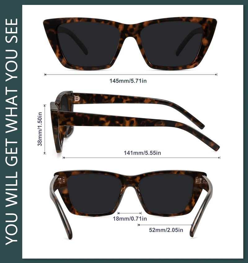 WOWSUN womens 1224 Sunglasses (pack of 1) - Image 5