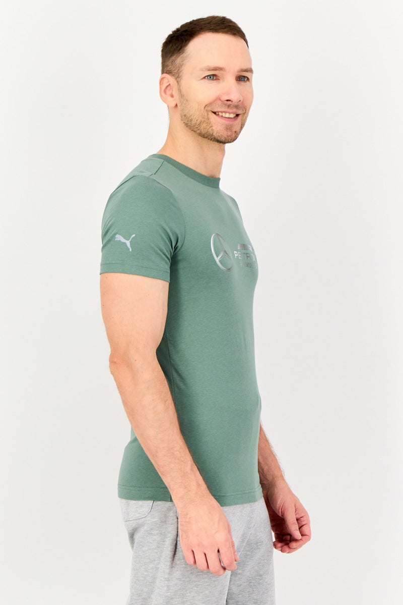PUMA AMG Motorsports x Puma Men Sportswear Fit Short Sleeve Outdoor T-Shirt, Slate Green - Image 2