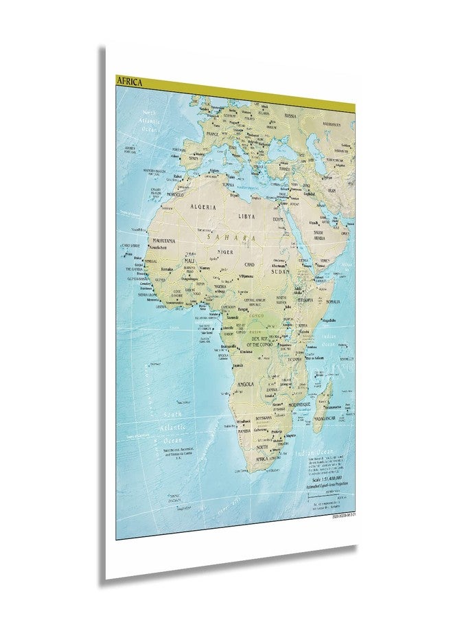 HISTORIX 2021 Africa Map - 18x24 Inch Map of Africa Poster Print - Africa Wall Map - Africa Continent - Image 1