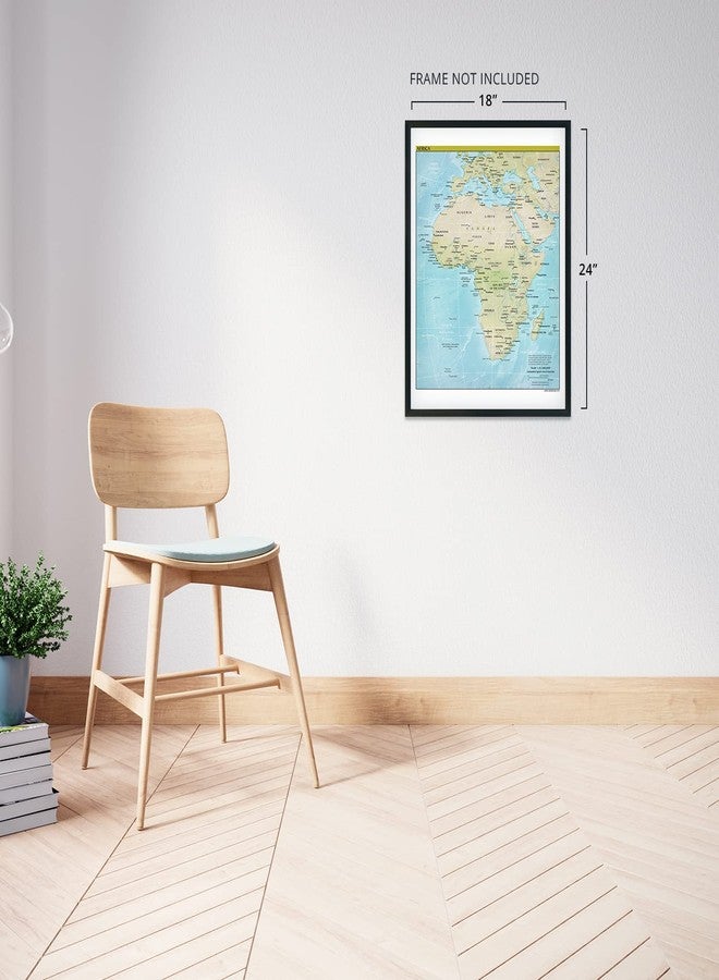 HISTORIX 2021 Africa Map - 18x24 Inch Map of Africa Poster Print - Africa Wall Map - Africa Continent - Image 3