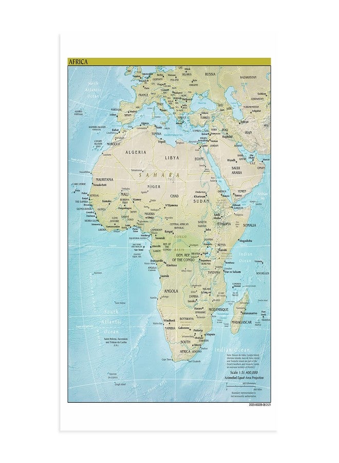 HISTORIX 2021 Africa Map - 18x24 Inch Map of Africa Poster Print - Africa Wall Map - Africa Continent - Image 5