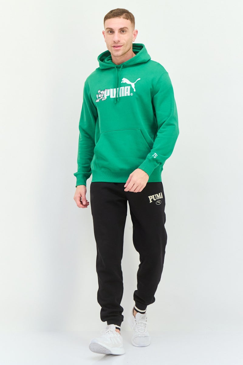 PUMA Men Sportswear Fit Long Sleeve Outdoor Hoodie, Green - Image 3